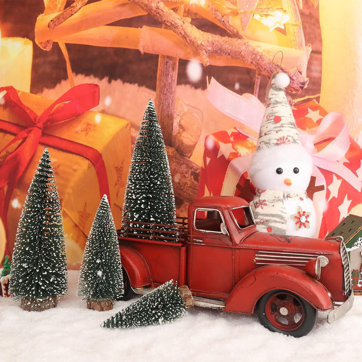 Árbol de Navidad Miniatura de Mesa, Decoración, Pequeño Modelo