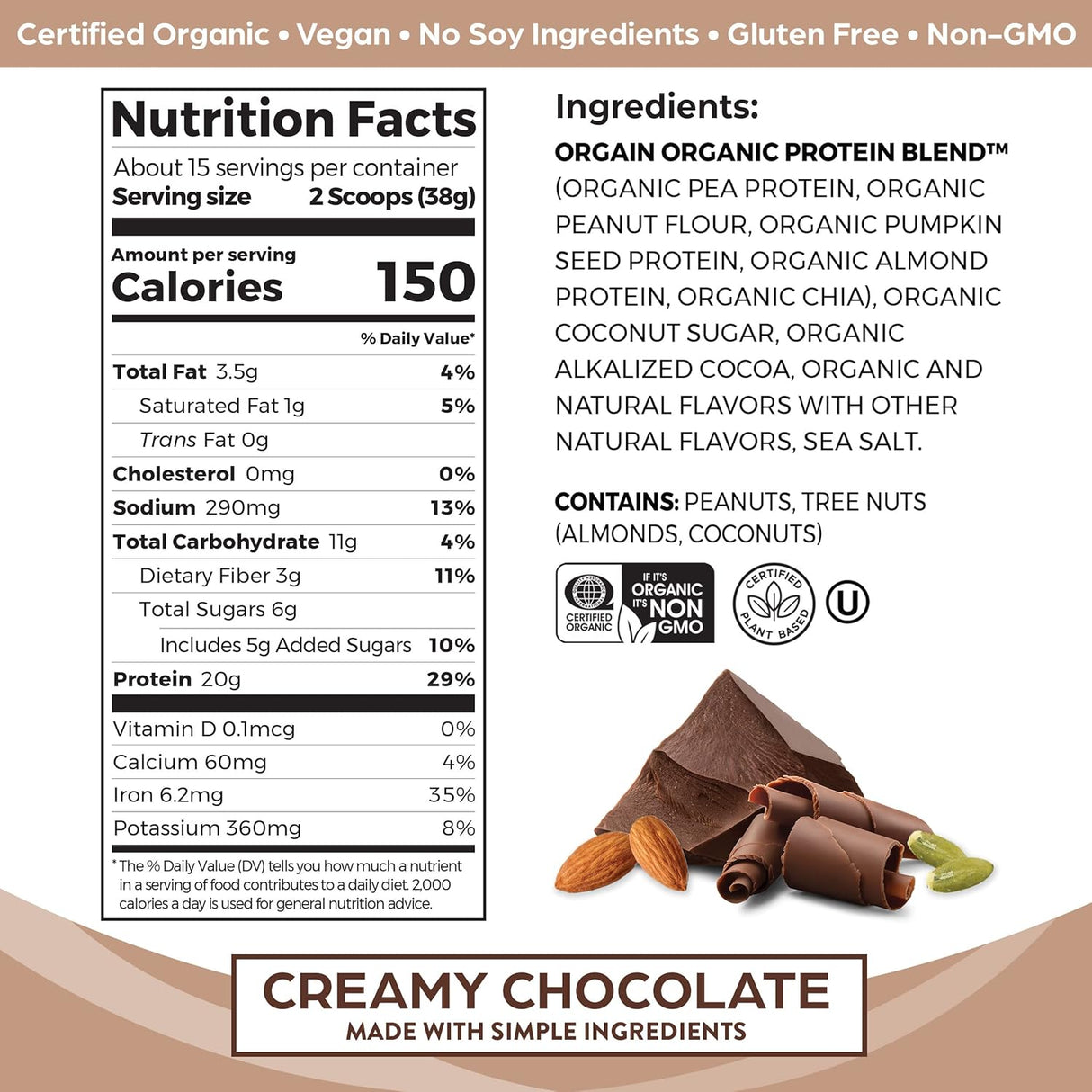 Suplementos Alimenticios vegetal orgánica en polvo