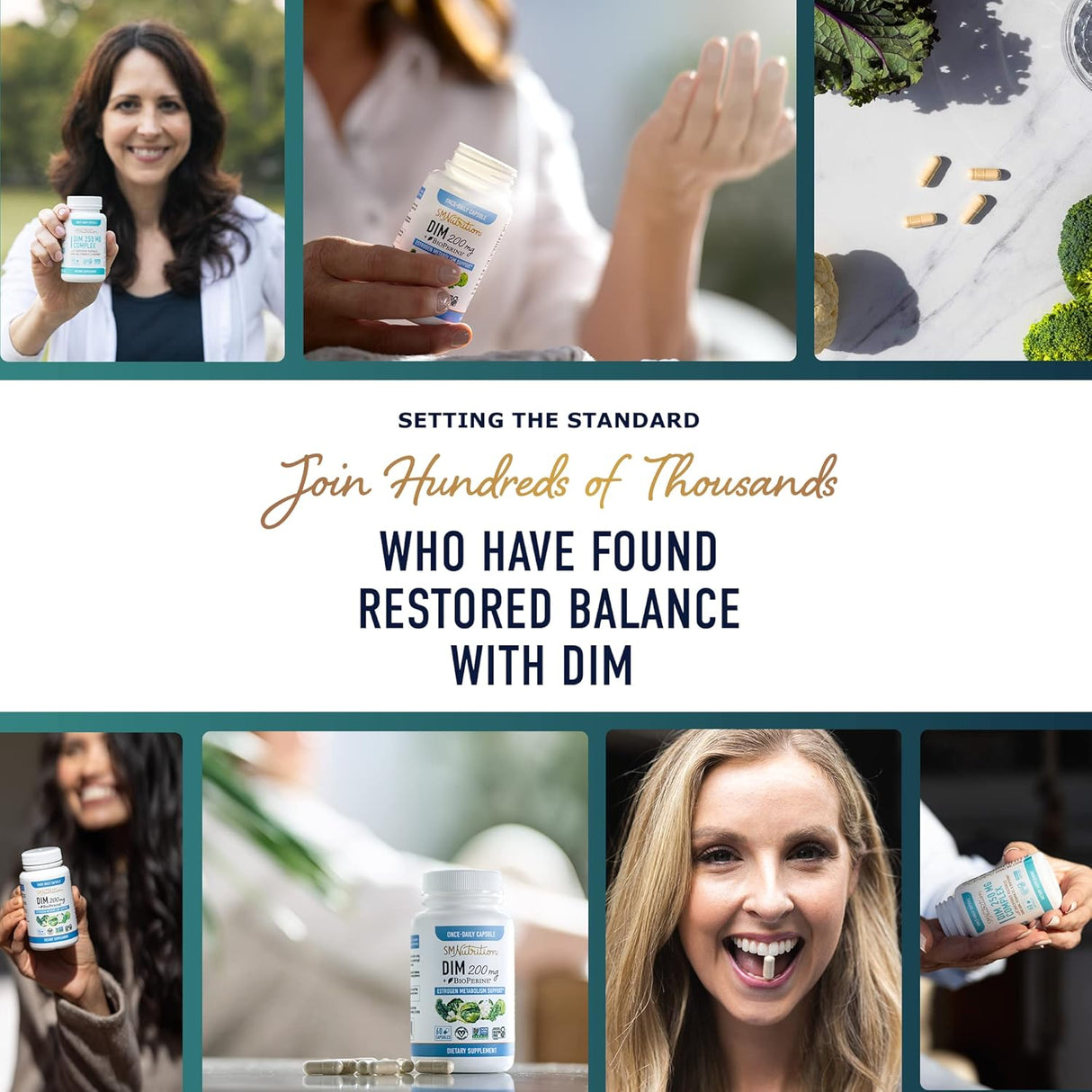 Suplemento DIM extra fuerte de 400 mg Equilibrio hormonal
