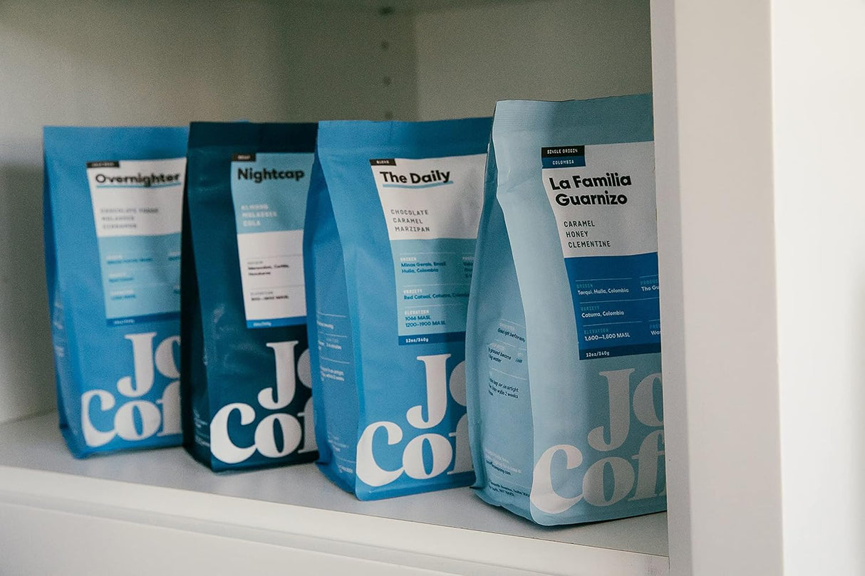 Café Decaf en Grano Joe Coffee, 12 oz, RFA Certificado, Kosher