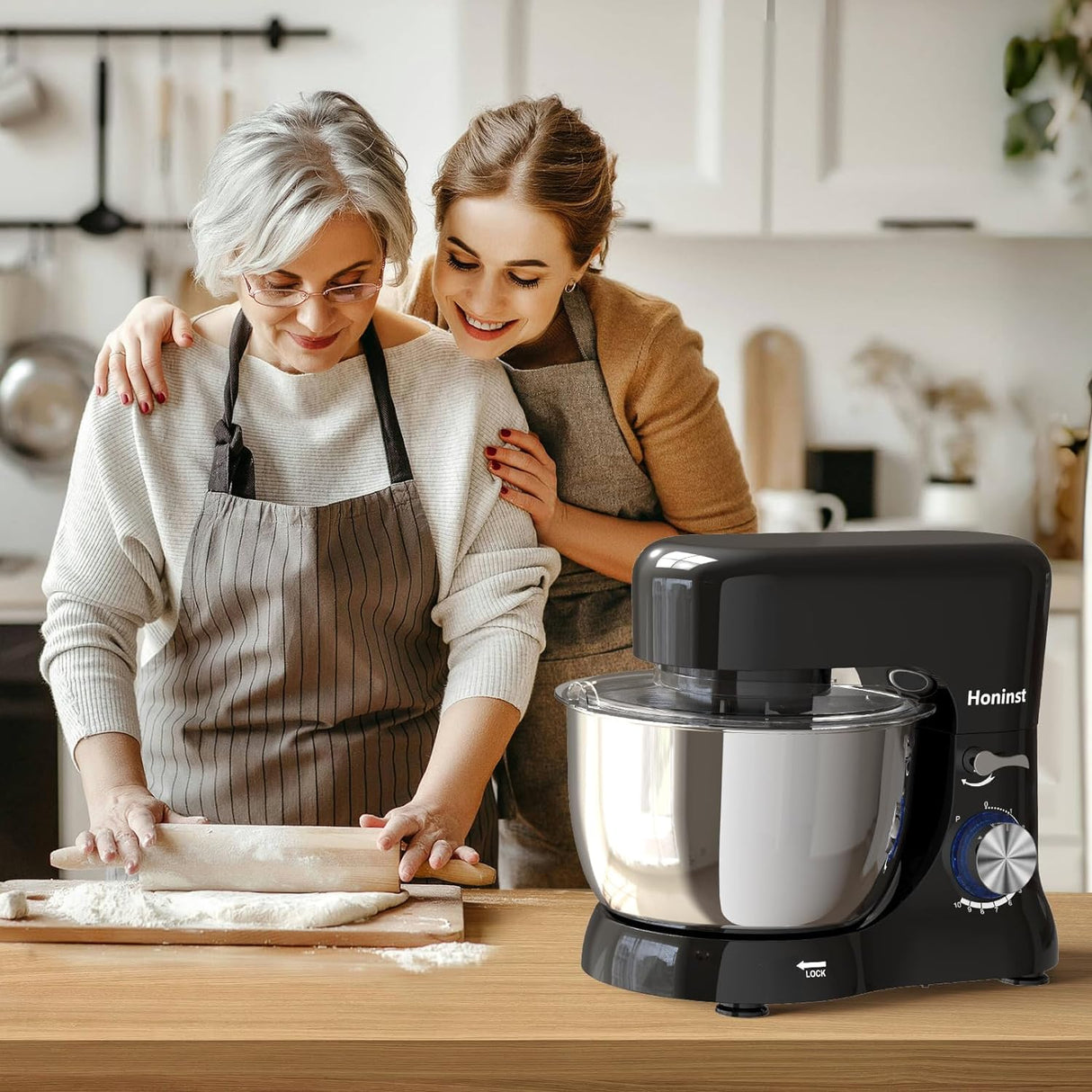 Batidora de pie 3 en 1 660W 10 velocidades 6QT - Modelo X123