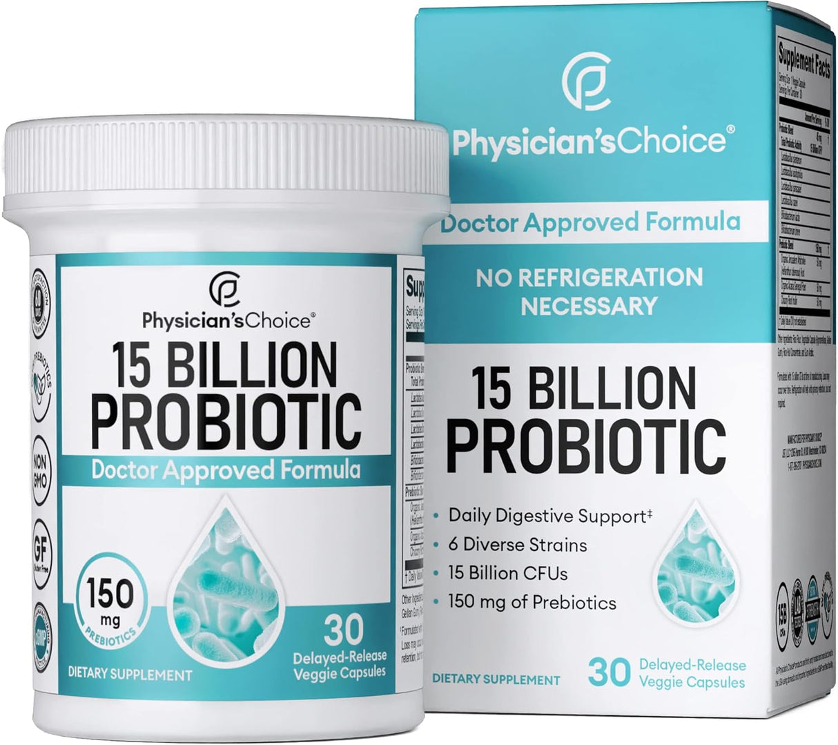 Suplemento Probióticos para principiantes 15 mil millones