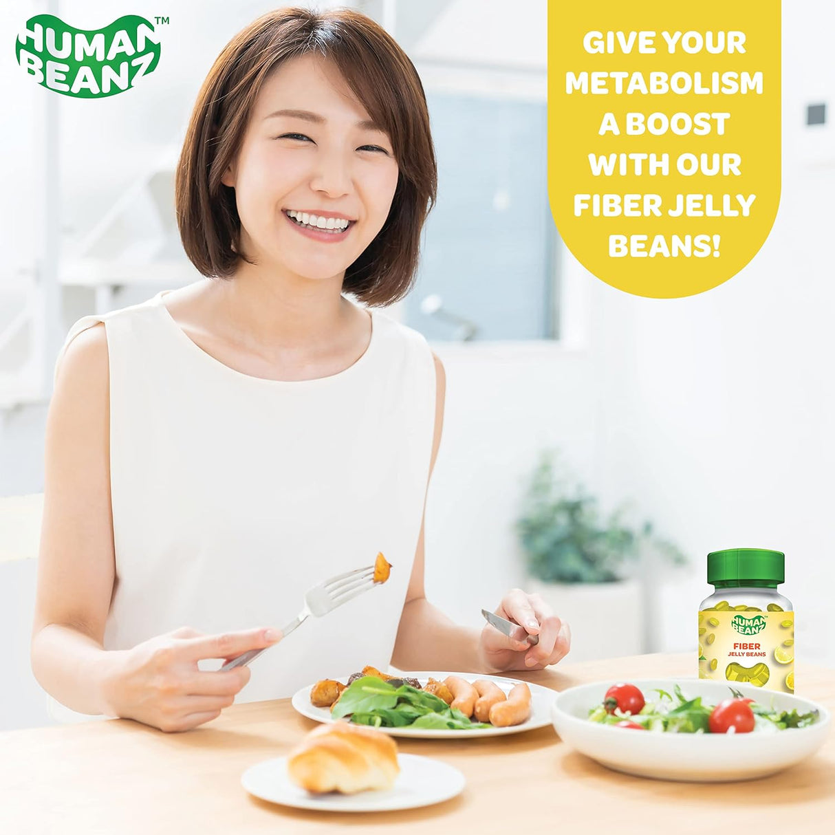 Suplementos de jalea de fibra para adultos vegetarianos