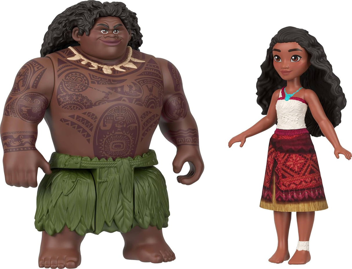 Juguetes Moana y Maui Mattel, Aventuras en el Océano 2 Pack
