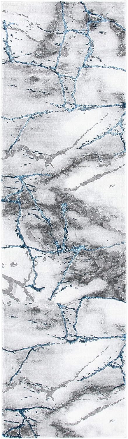 Runner de alfombra moderna, diseño abstracto, modelo CFT877M