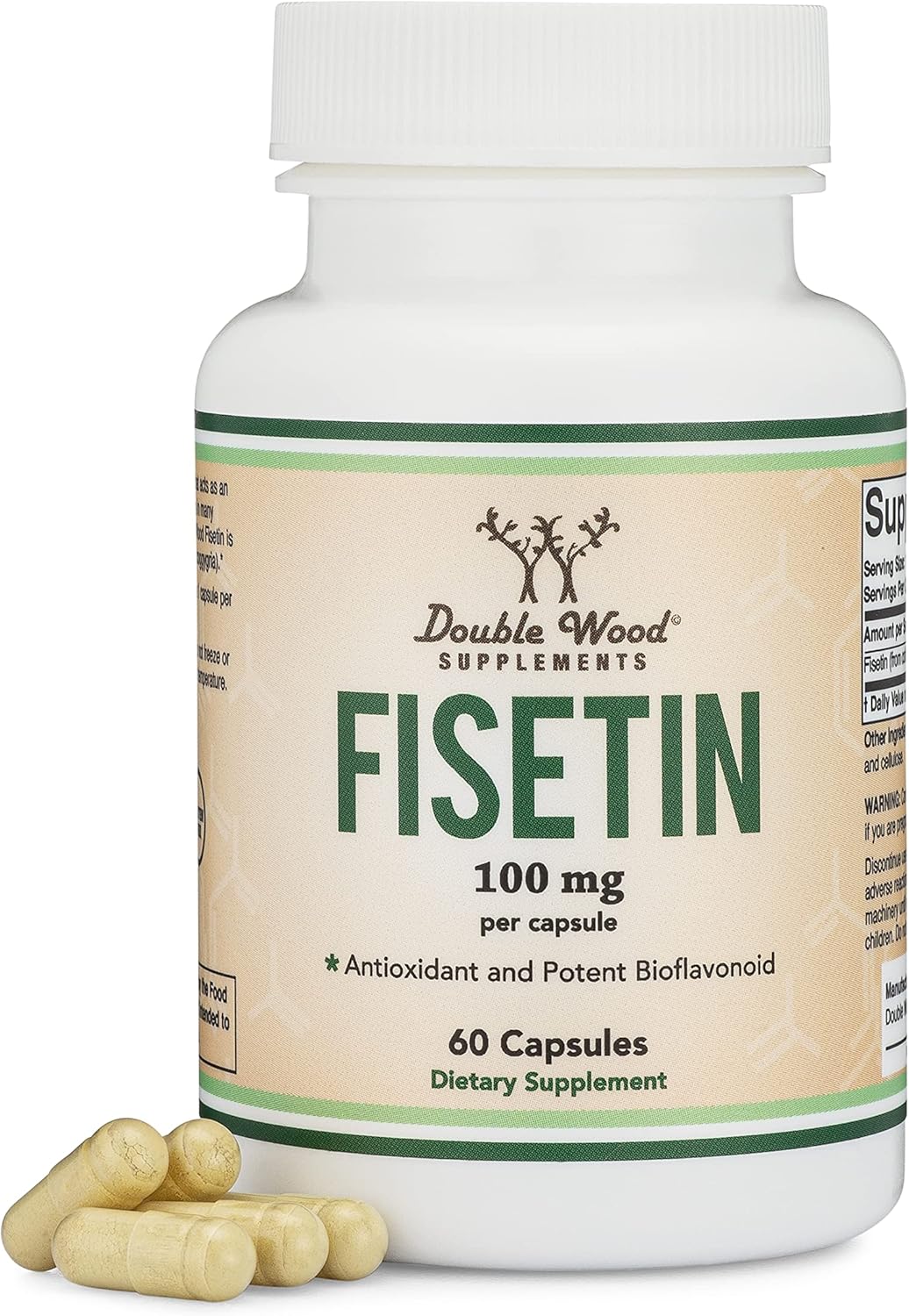 Suplemento de fisetina 100 mg de flavnonoles bioactivos
