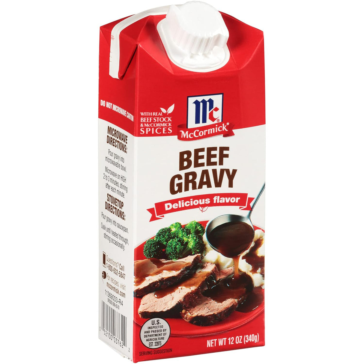 McCormick Simply Better Beef Gravy, 12 onzas 1 unidad