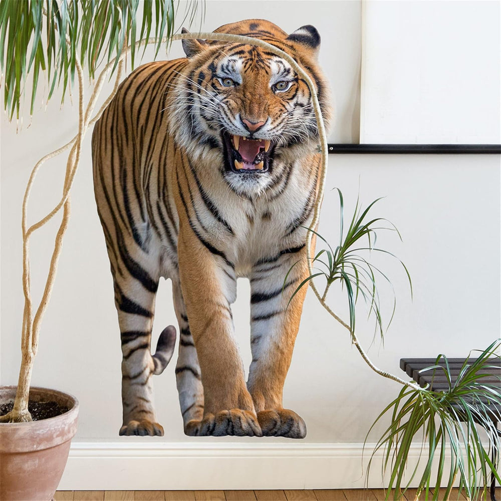 Pegatinas de Pared ROFARSO Tigre Lifelike para Habitaciones