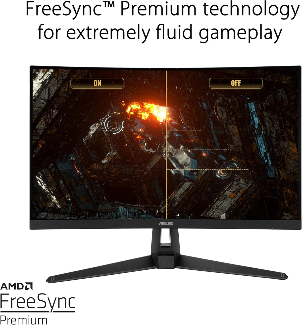 Monitor Curvo 27 ASUS TUF Gaming 1080P 165Hz VG27VH1B