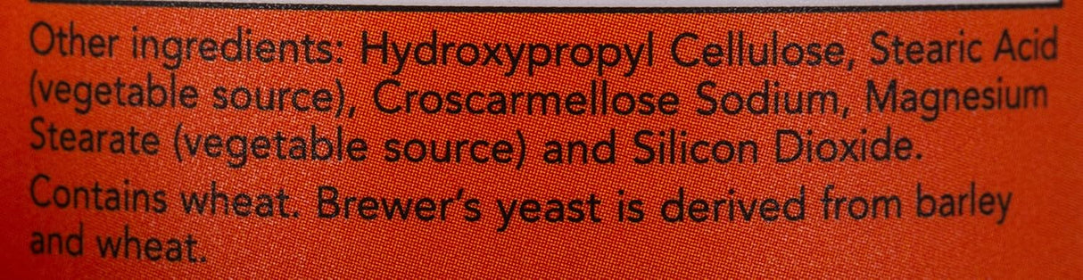 Suplemento NOW Foods Levadura de cerveza 650 mg 200 pestañas