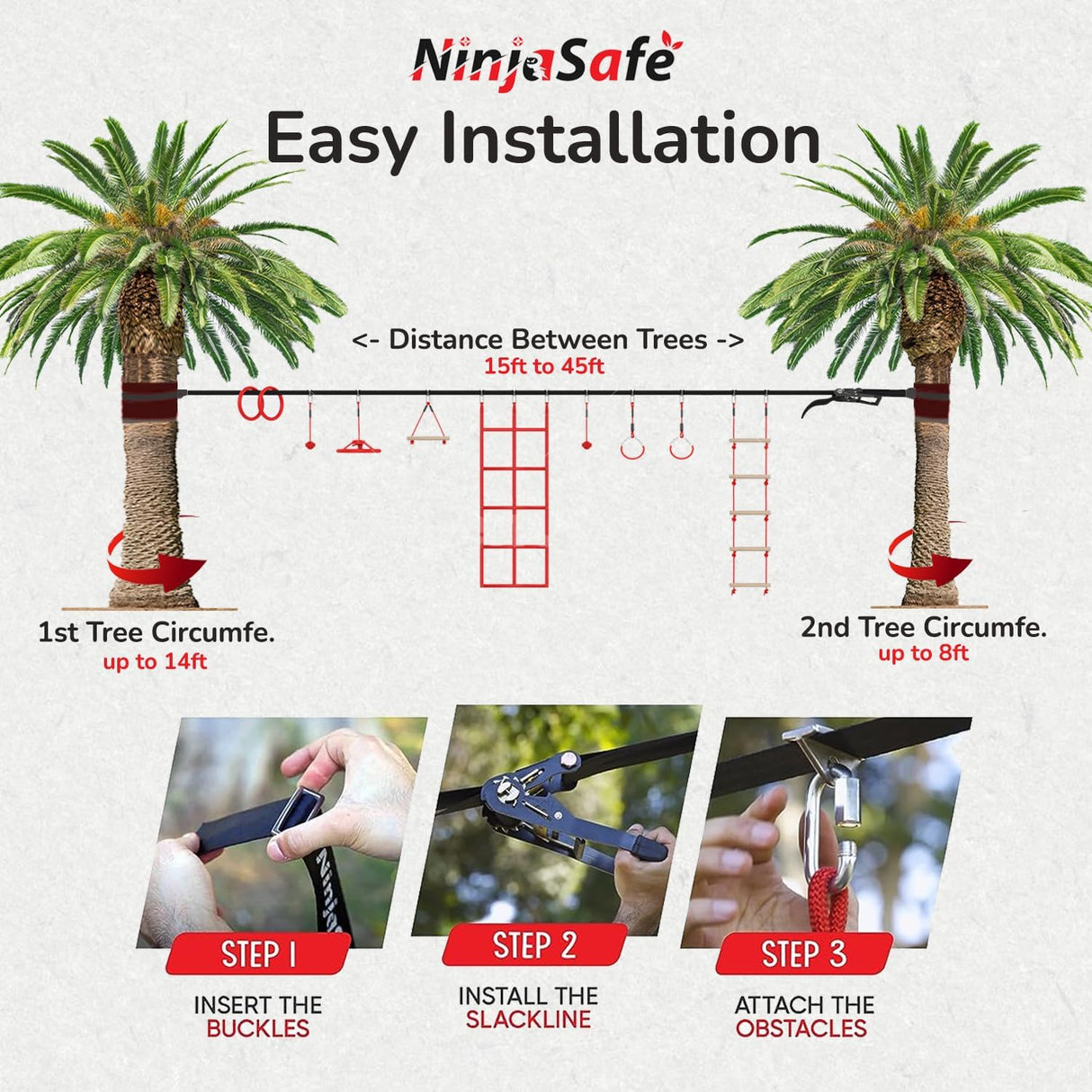 Curso de Obstáculos Ninja para Niños - Equipo Outdoor Warrior