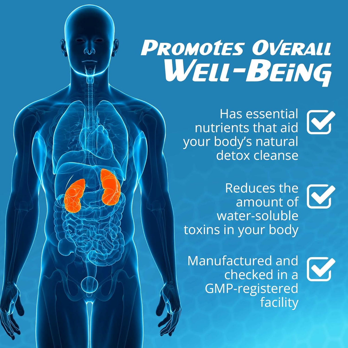 Suplemento de salud renal para limpieza RaDoTech