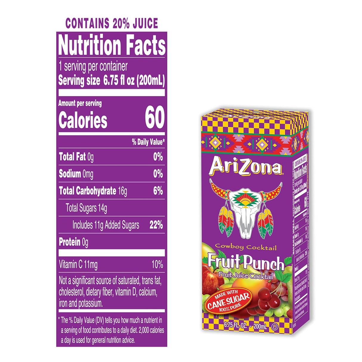 Bebida de ponche de frutas en caja Tetra, 216 oz