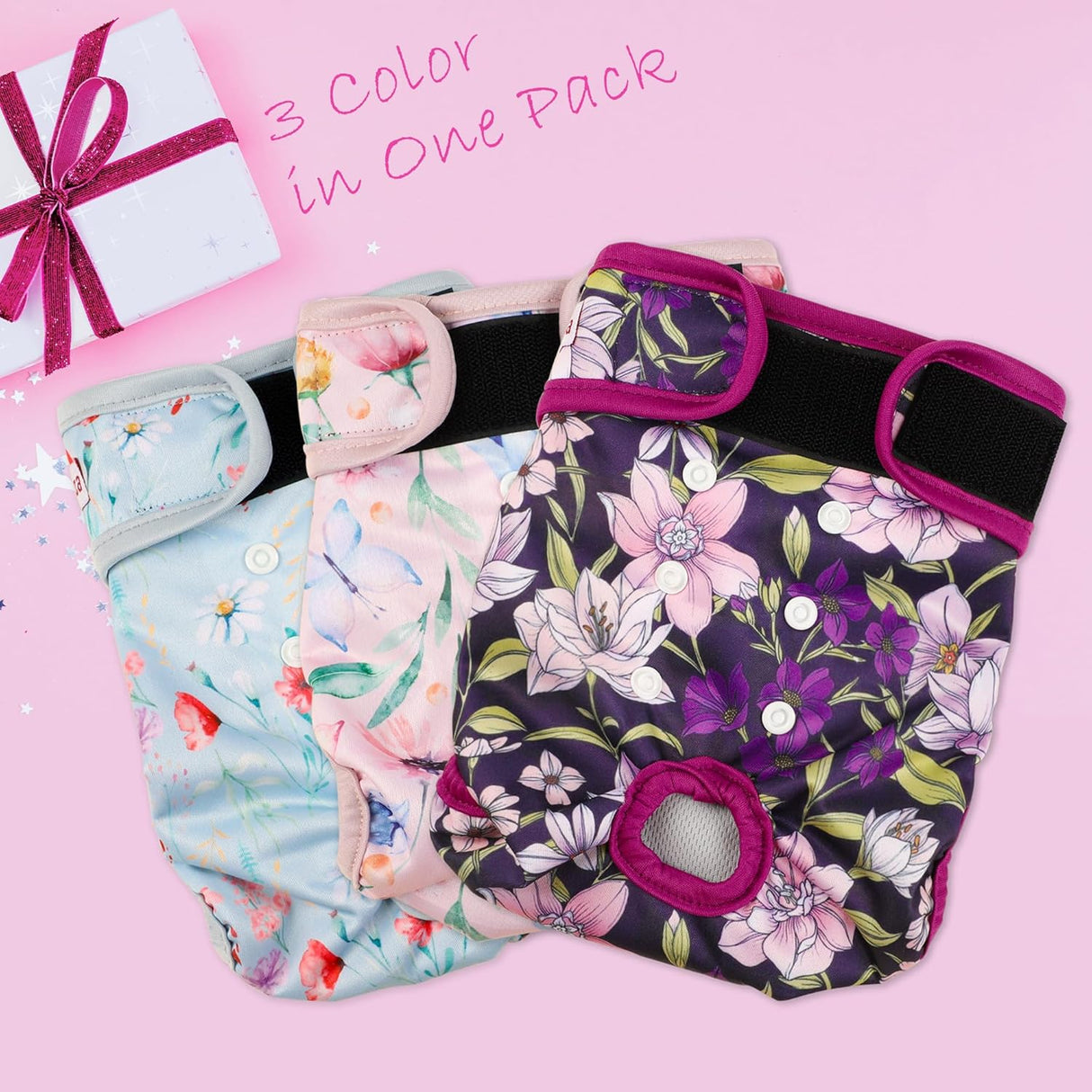 Fuz Bigaza Pañales lavables para perras hembras (M)