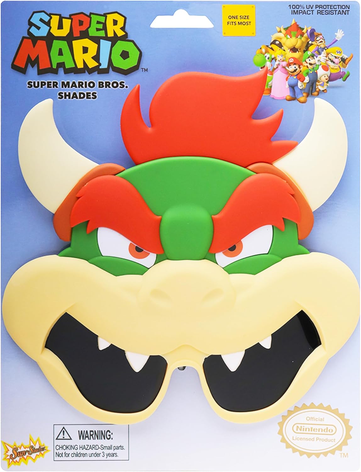 Gafas de sol Sun-Staches Mario | Accesorio disfraz Nintendo