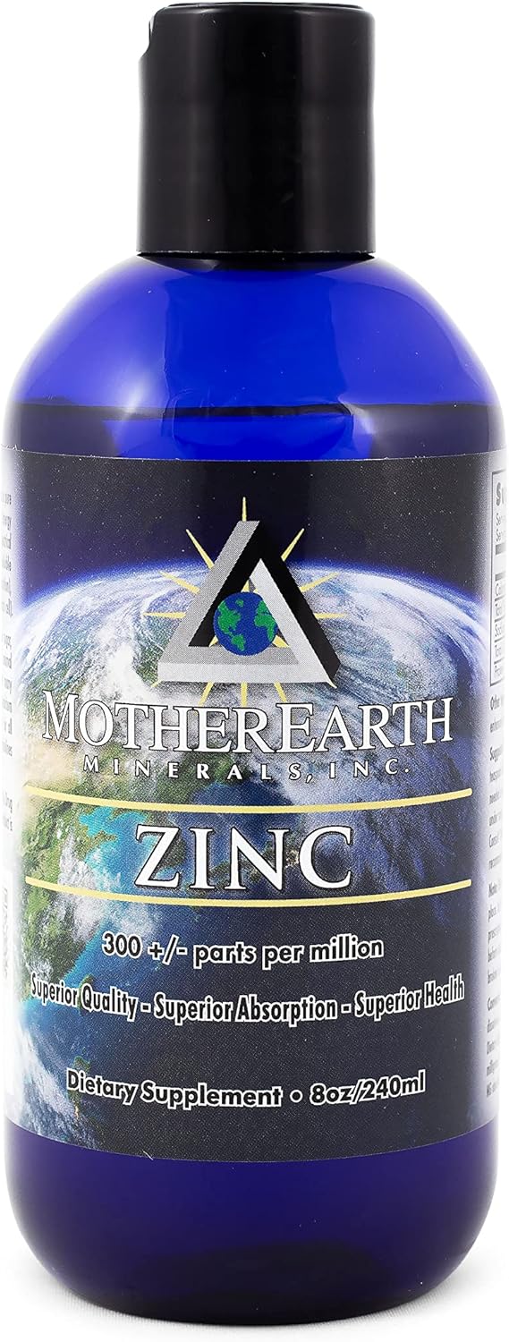 Minerales Mother Earth Zinc Antioxidante 8 oz 96 porciones