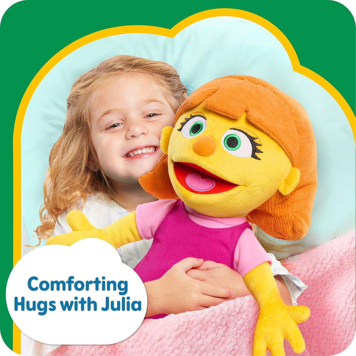 Muñeca Julia Grande de Peluche 18 - Sesame Street, Suave y Jugar