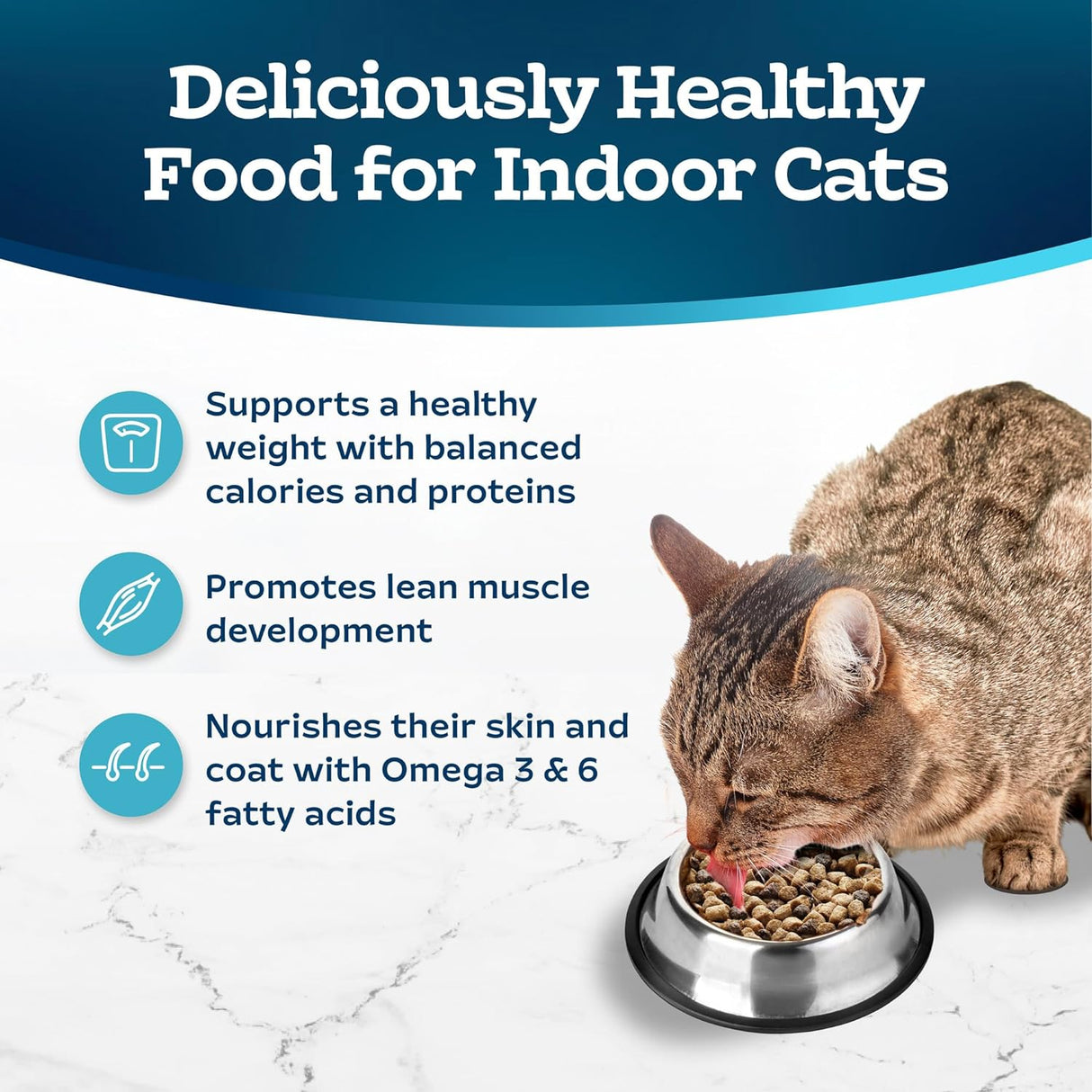 Blue Buffalo Alimento seco natural para gatos, para control de peso, pollo, bolsa de 1.36 kilos