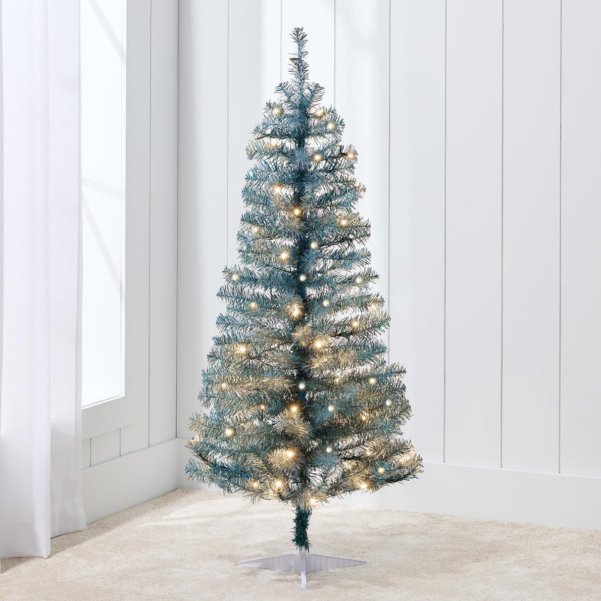Árbol de Navidad Artificial 4ft Best Choice Products, Pre-iluminado