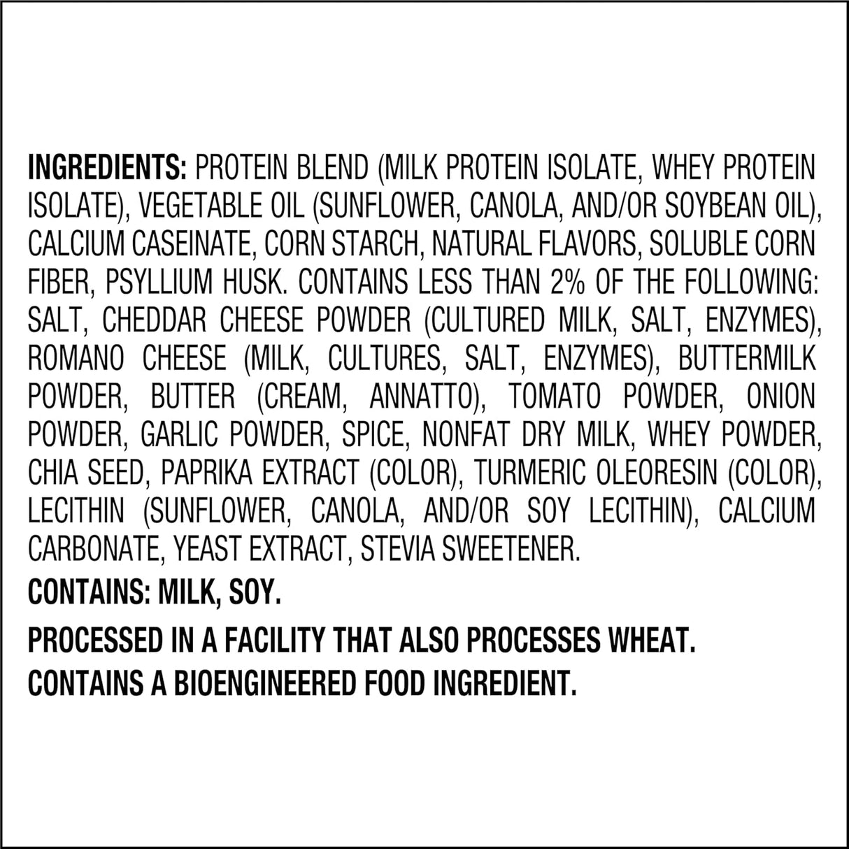 Suplementos alimenticio Chips de proteína (paquete de 12)