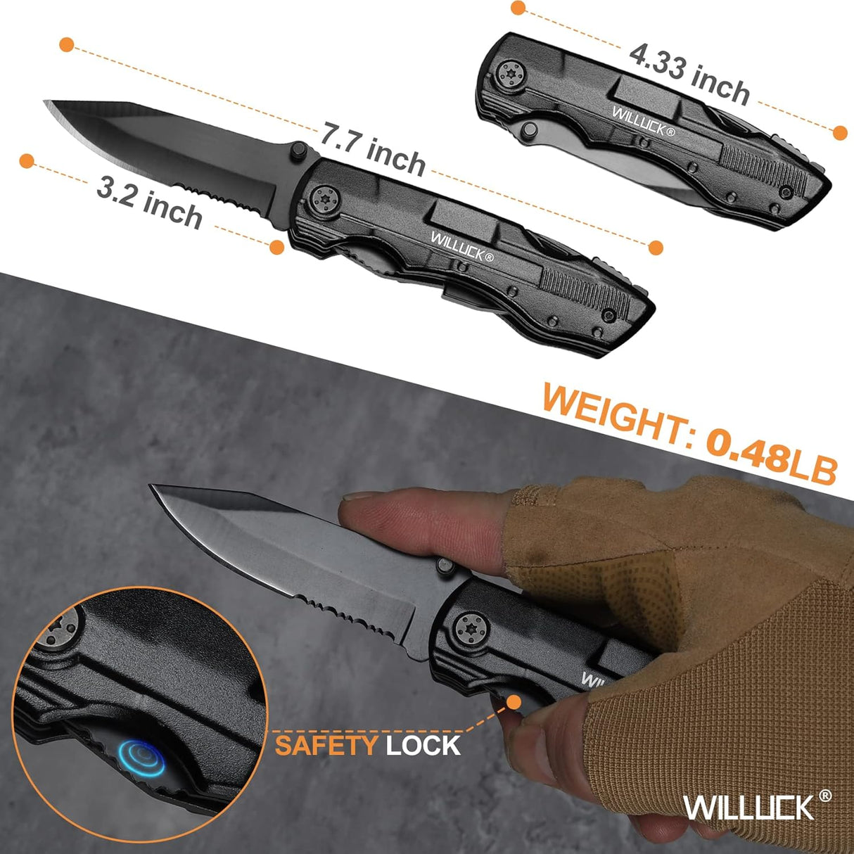 Cuchillo de bolsillo multiherramienta con cuchilla