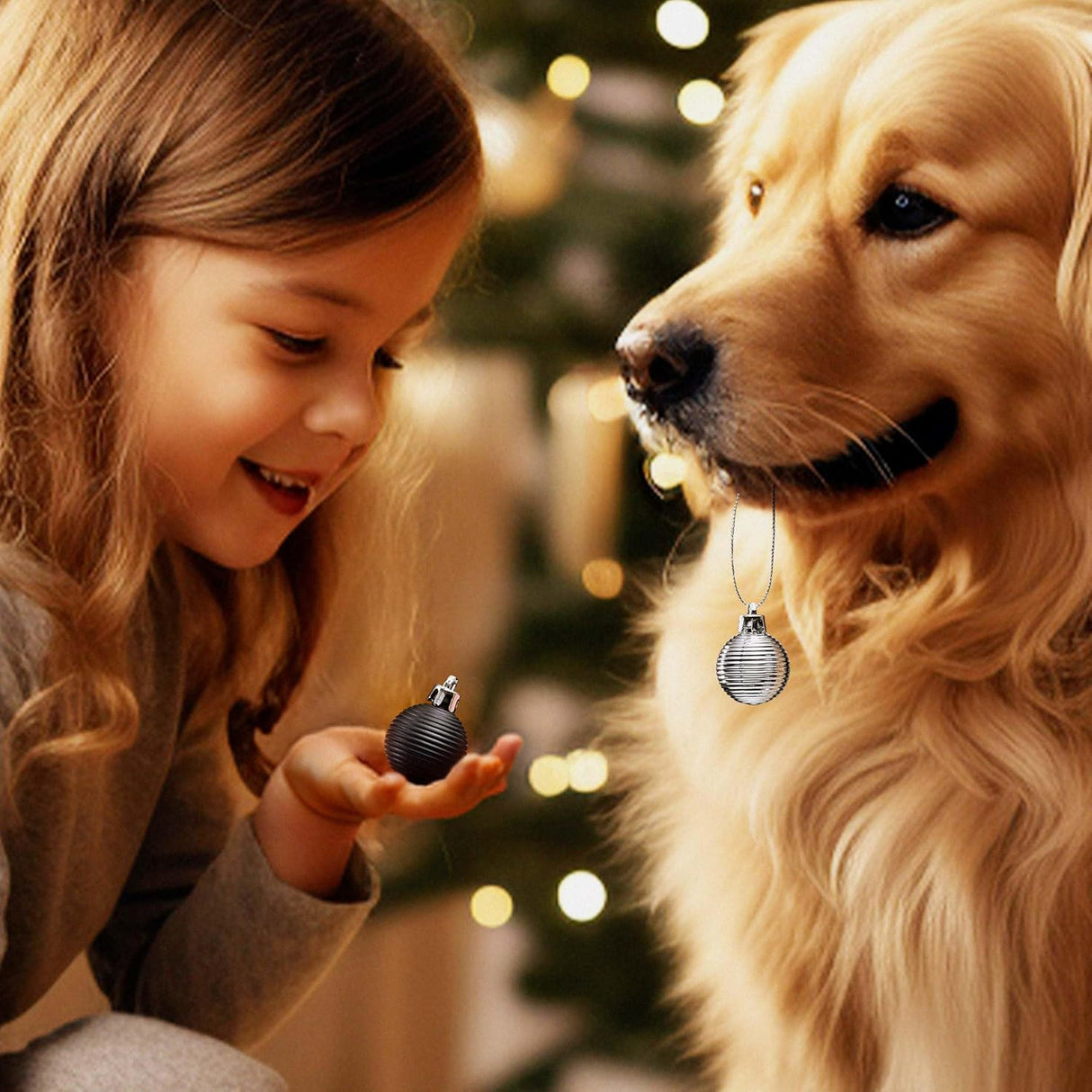 Adornos de Navidad Decorbyhannah, 49ct, 30mm, Shatterproof