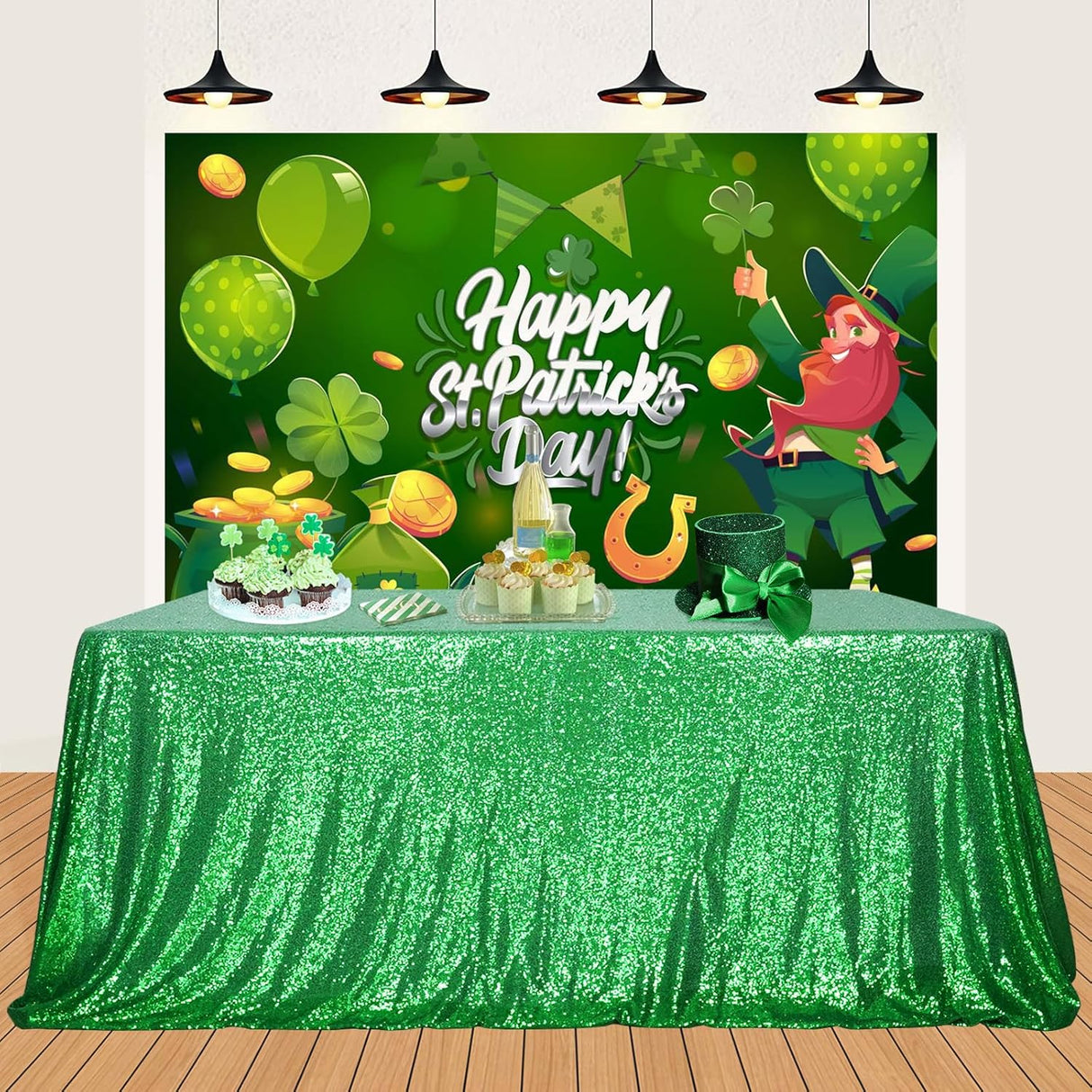 Glitter Tablecloth for Party Baby Shower Christmas 60x102