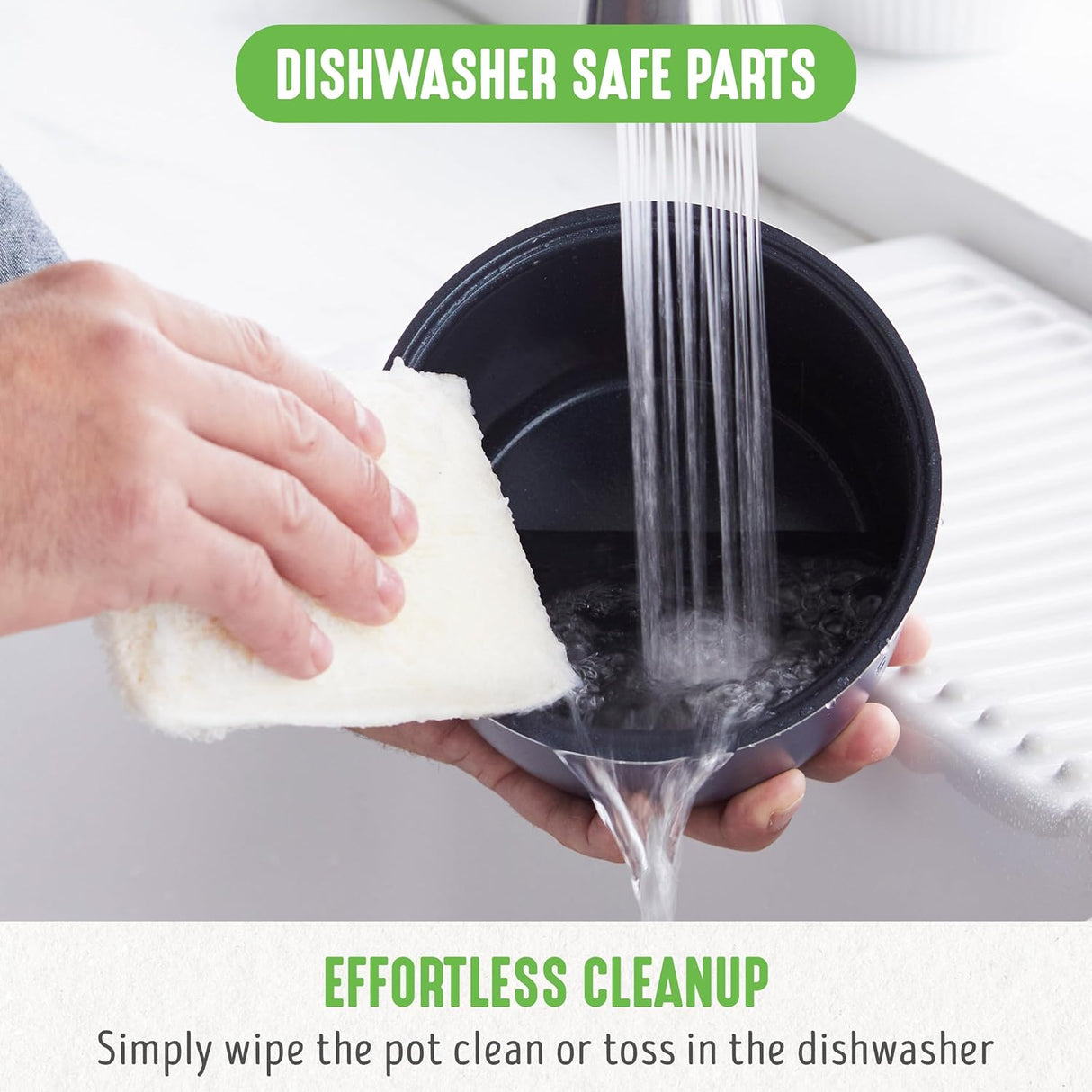 Arrocera Digital GreenLife 4 Tazas, Cerámica, Auto Presets