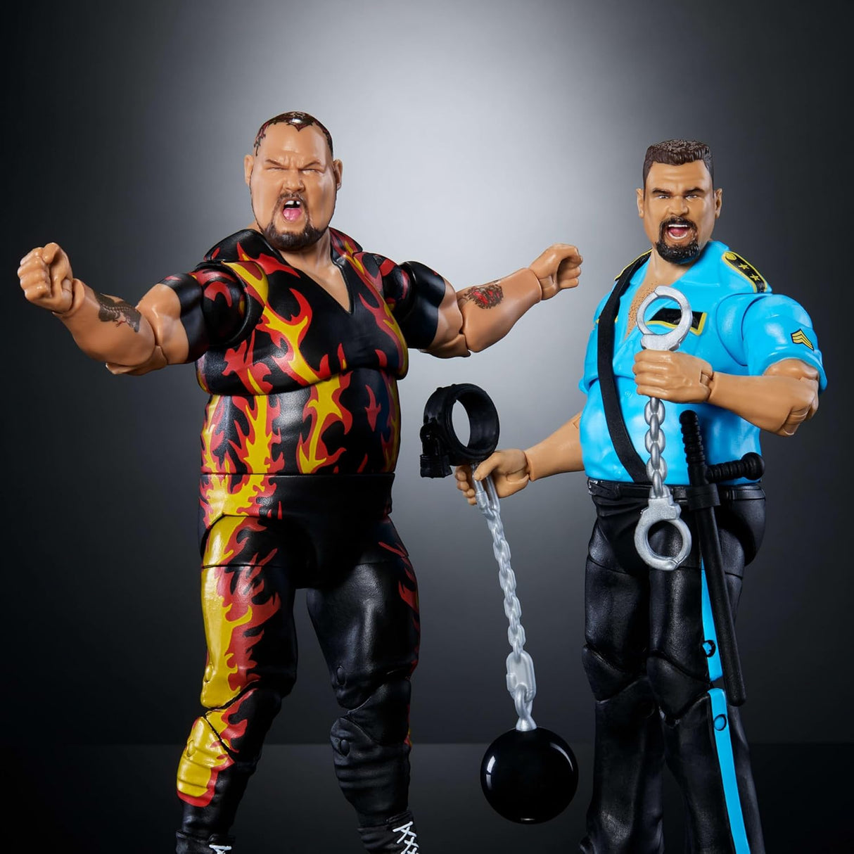 Figuras WWE Mattel Colección Coliseo 2-Pack Bam Bam Bigelow & Big Boss Man