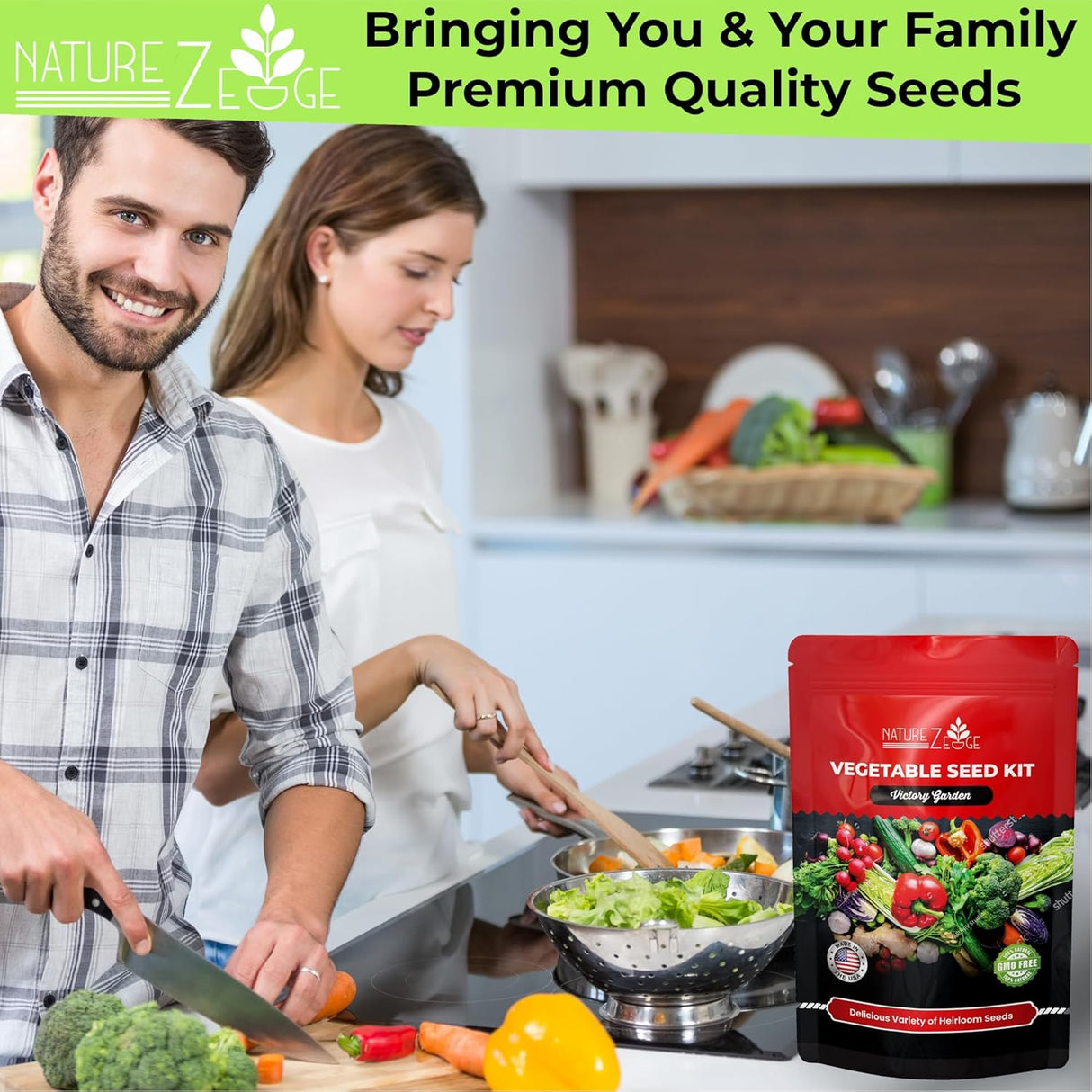 Semillas Herencia 4800 No GMO Variedad de Vegetales y Frutas