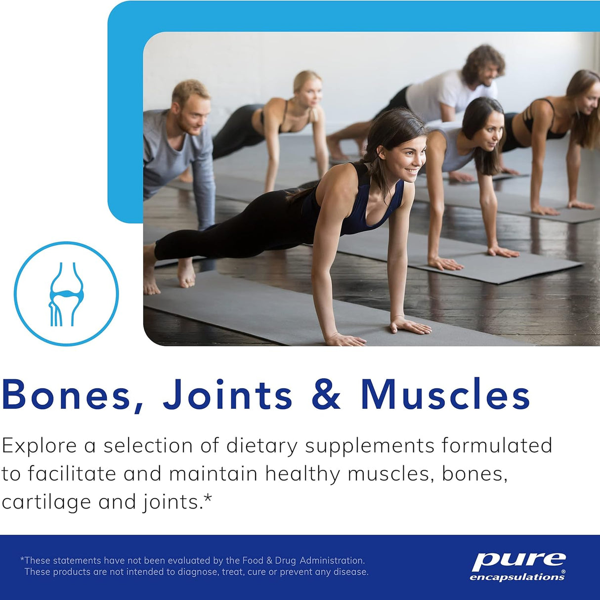 Suplemento Ligament Restore Pure Encapsulations 120 Cápsulas