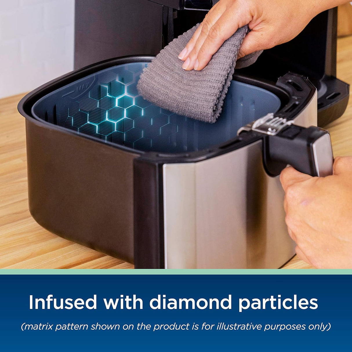 Freidora de aire Oster DiamondForce XL 5QT, 8 funciones, digital