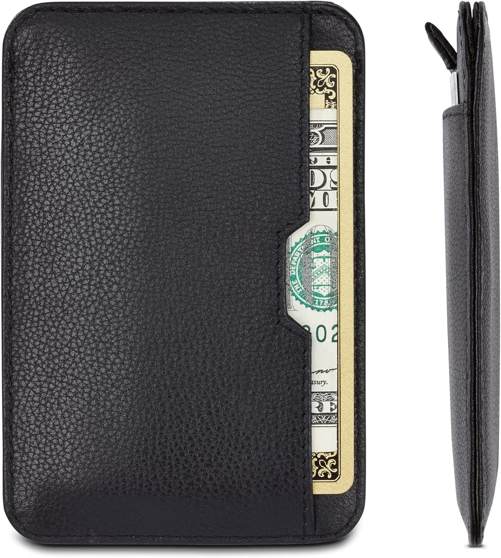 Billeteras de piel delgado minimalista  con bloqueo RFID