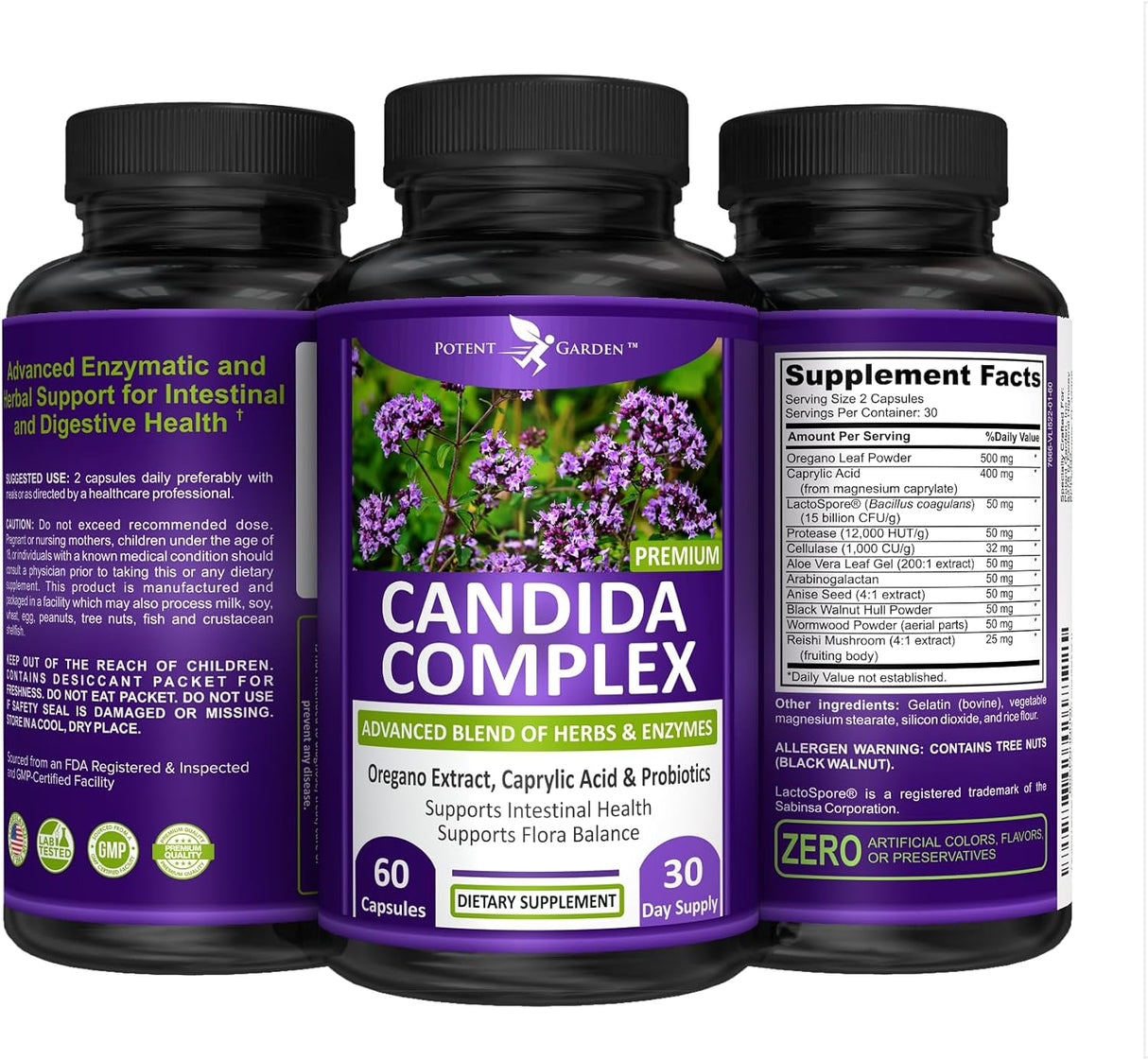 Complejo Candida: Equilibrio Intestinal y Apoyo Inmunológico