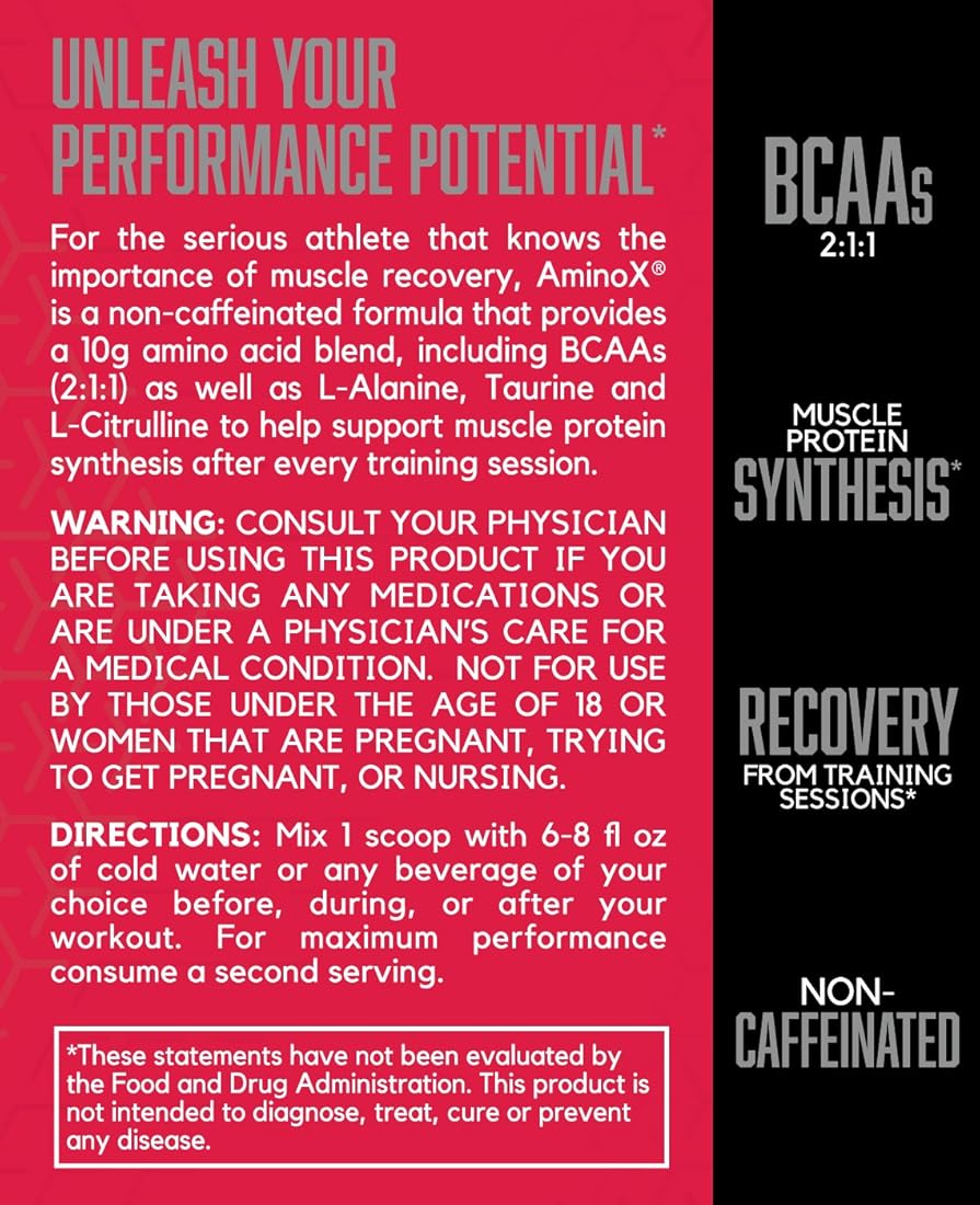 BSN Amino X Polvo de recuperación y resistencia muscular