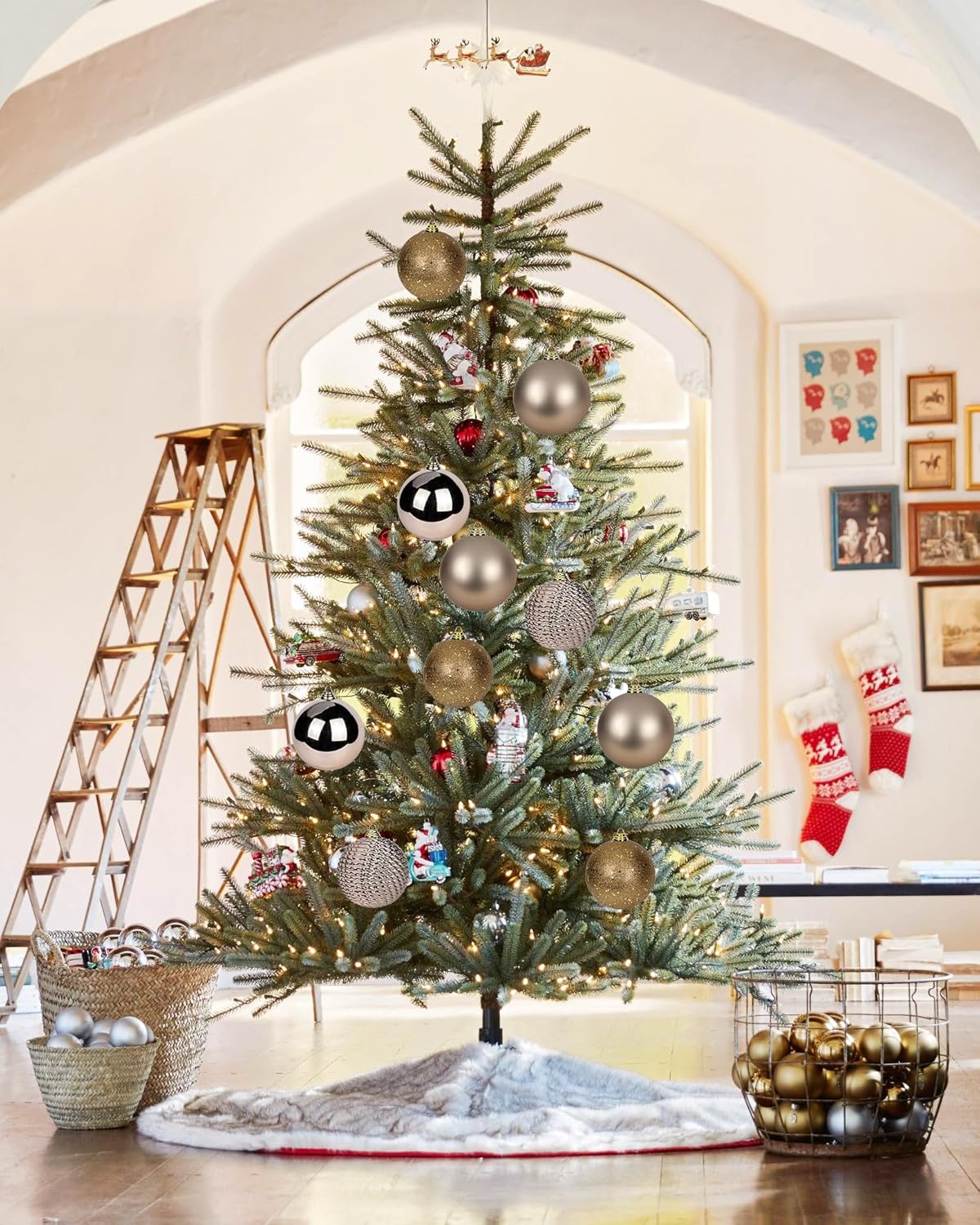 Bolas de Navidad 4.7 Shatterproof, Decoraciones Grandes