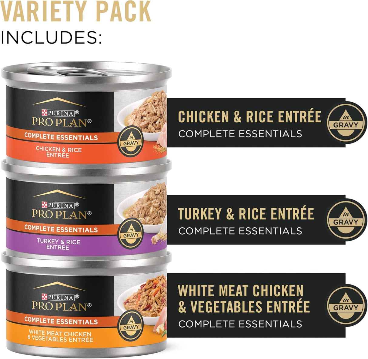 Alimento para gatos húmeda (24) 3 oz. Latas