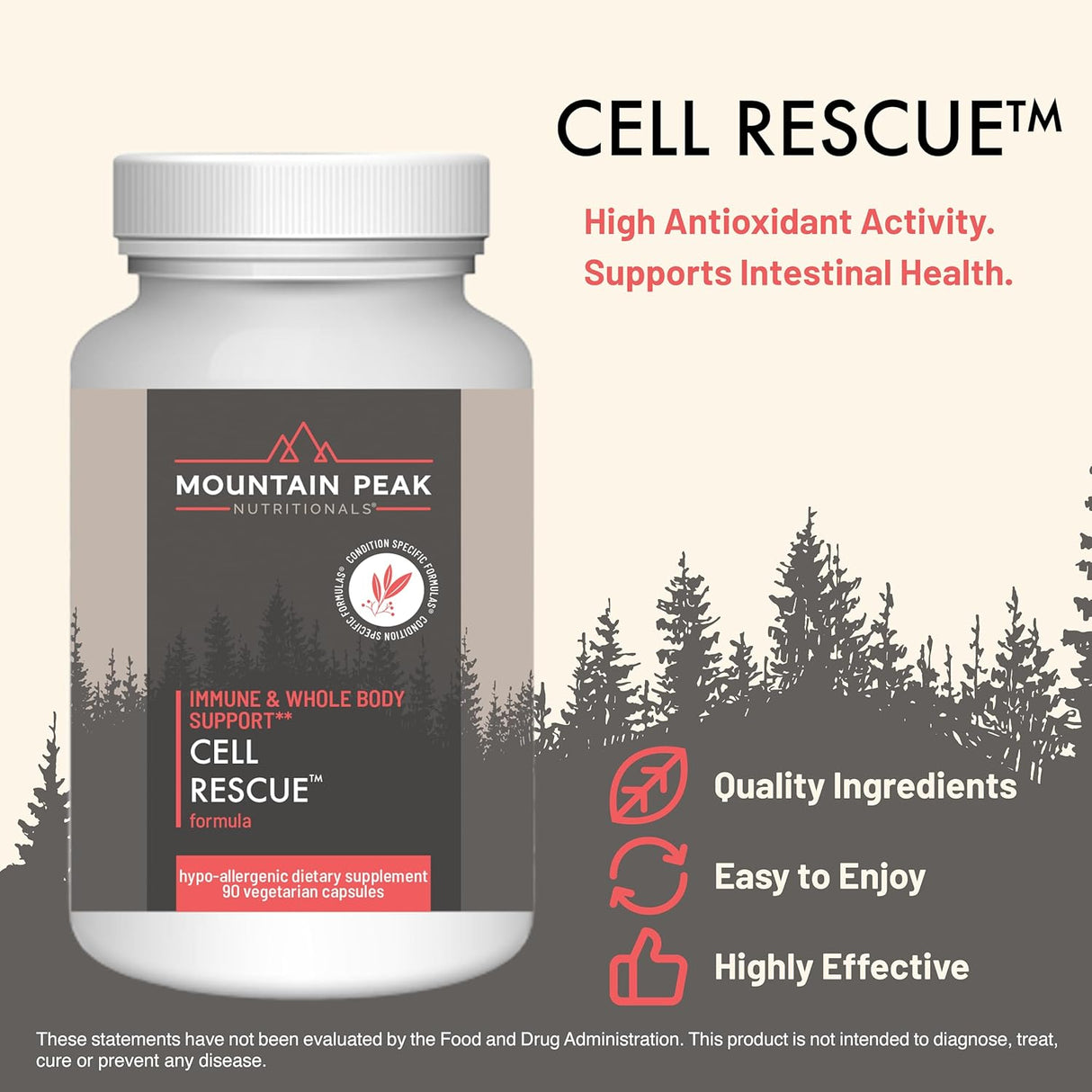 Suplemento Antioxidante Cell Rescue - Mountain Peak Nutritionals