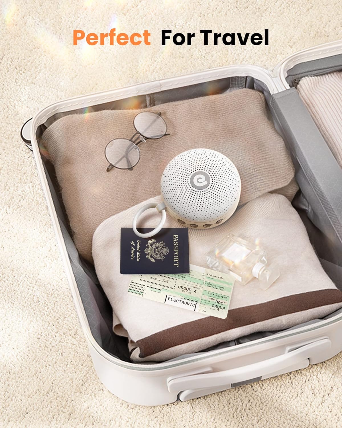 Máquina de sonido portátil para bebé 21 sonidos relajantes