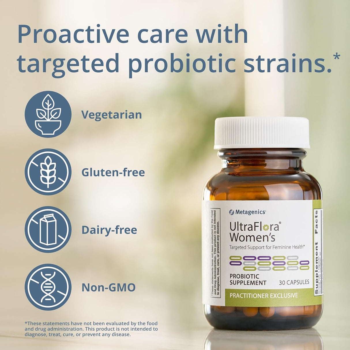 Suplemento Probióticos para mujer para la salud vaginal 30u