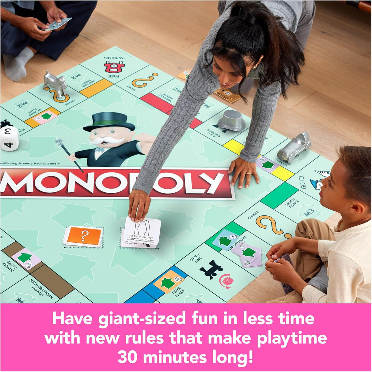 Monopoly Edición Gigante Spin Master - Juego Familiar para Niños