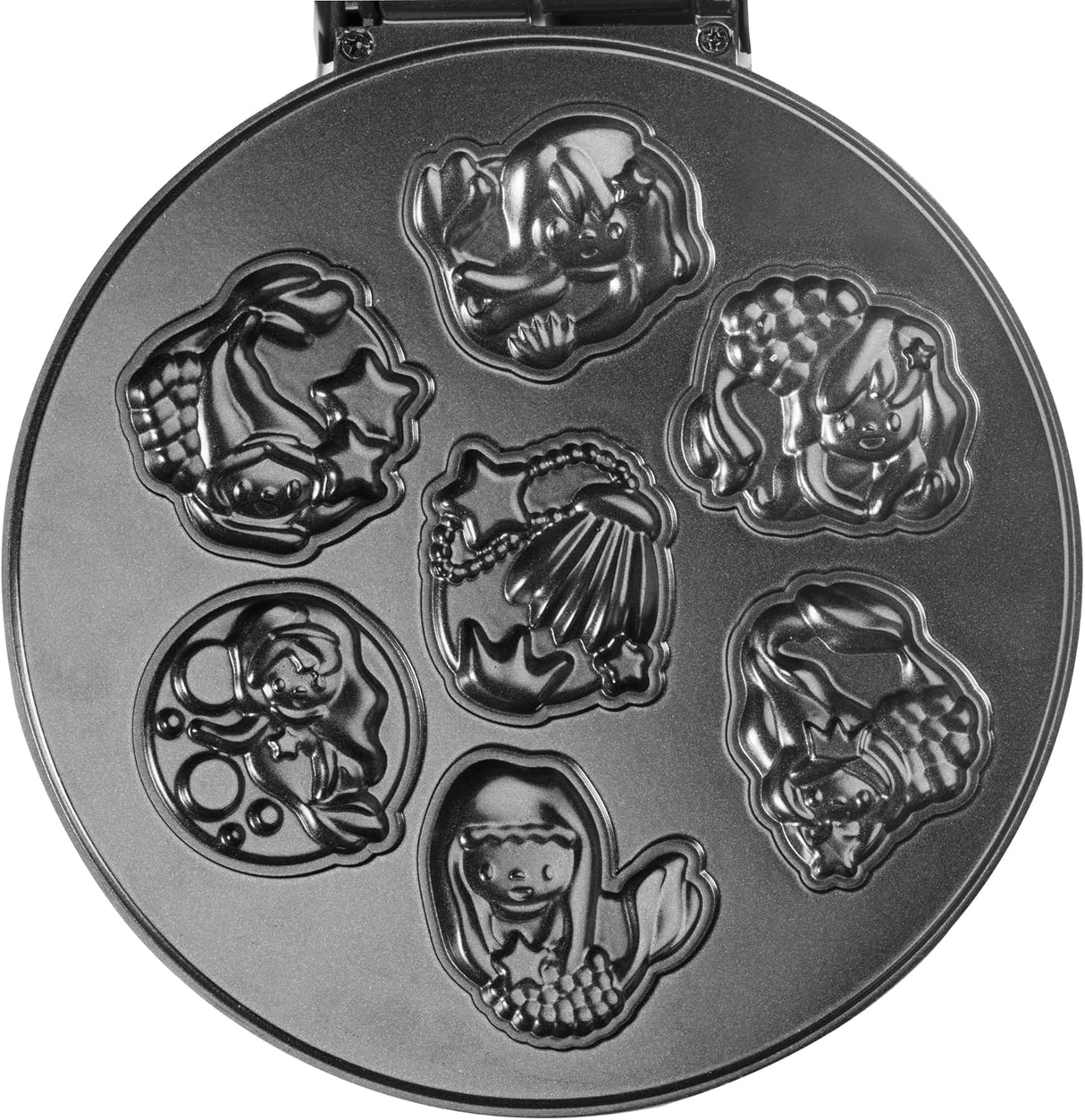 Wafflera de Sirena - Crea 7 Waffles en Minutos - Modelo Oceanía