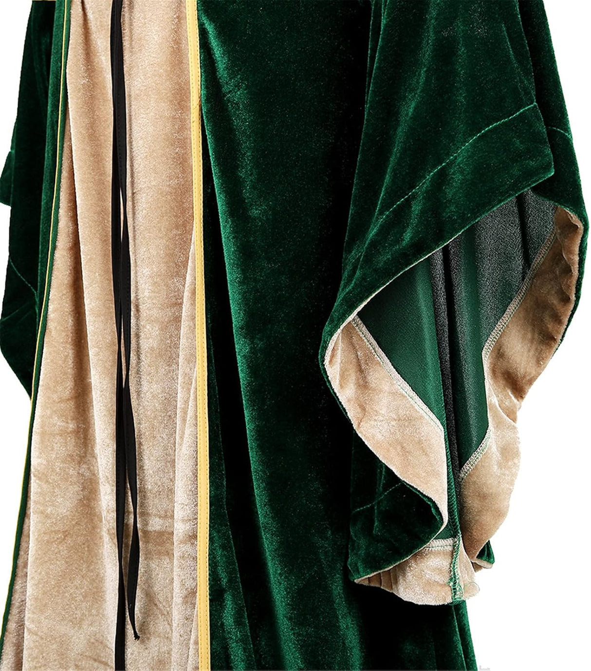 Disfraces de terciopelo medieval verde talla M