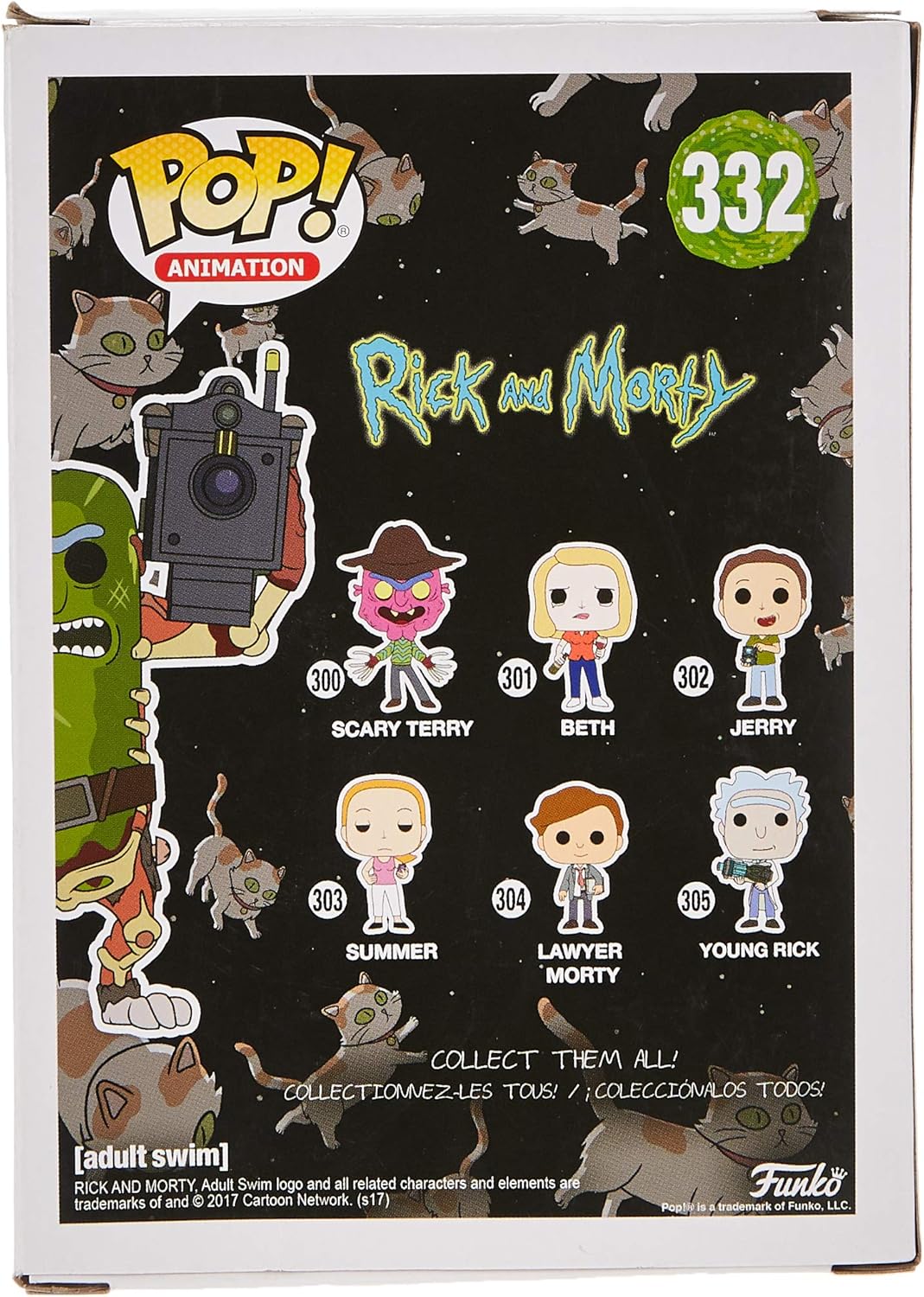 Figurita Coleccionable Pickle Rick con Láser - Funko Pop! Rick y Morty