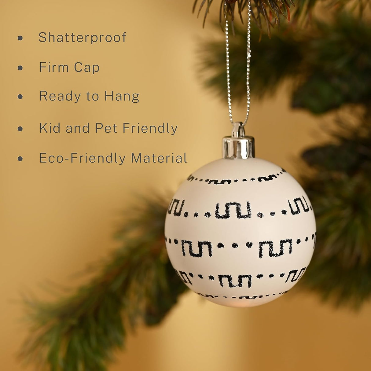 Adornos Navideños DecorbyHannah, 21ct, Boho, Shatterproof