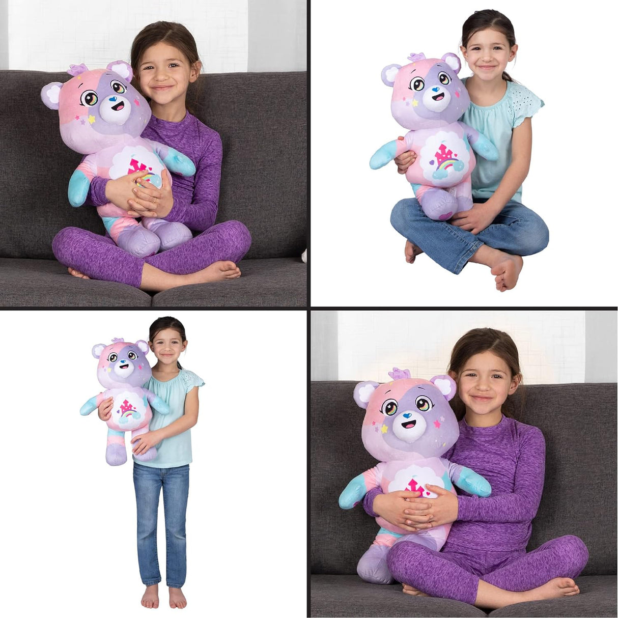 Almohada de Peluche Suave y Tierno para Niños de Osos Cariñosos