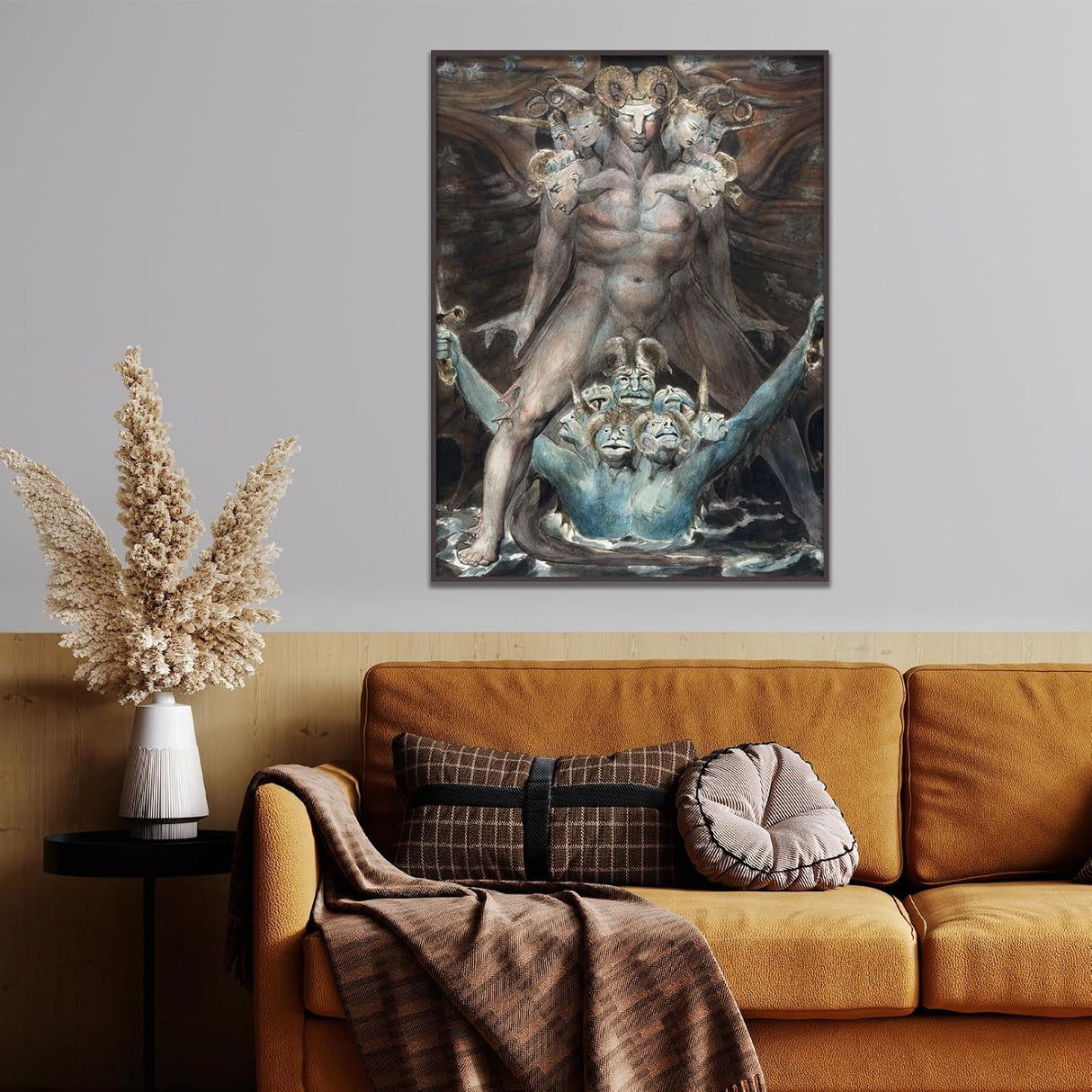 William Blake Póster Arte Mural - El Gran Dragón Rojo