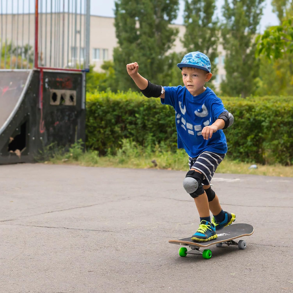 Skateboard de 31 pulgadas, deck de arce de 9 capas, modelo XYZ