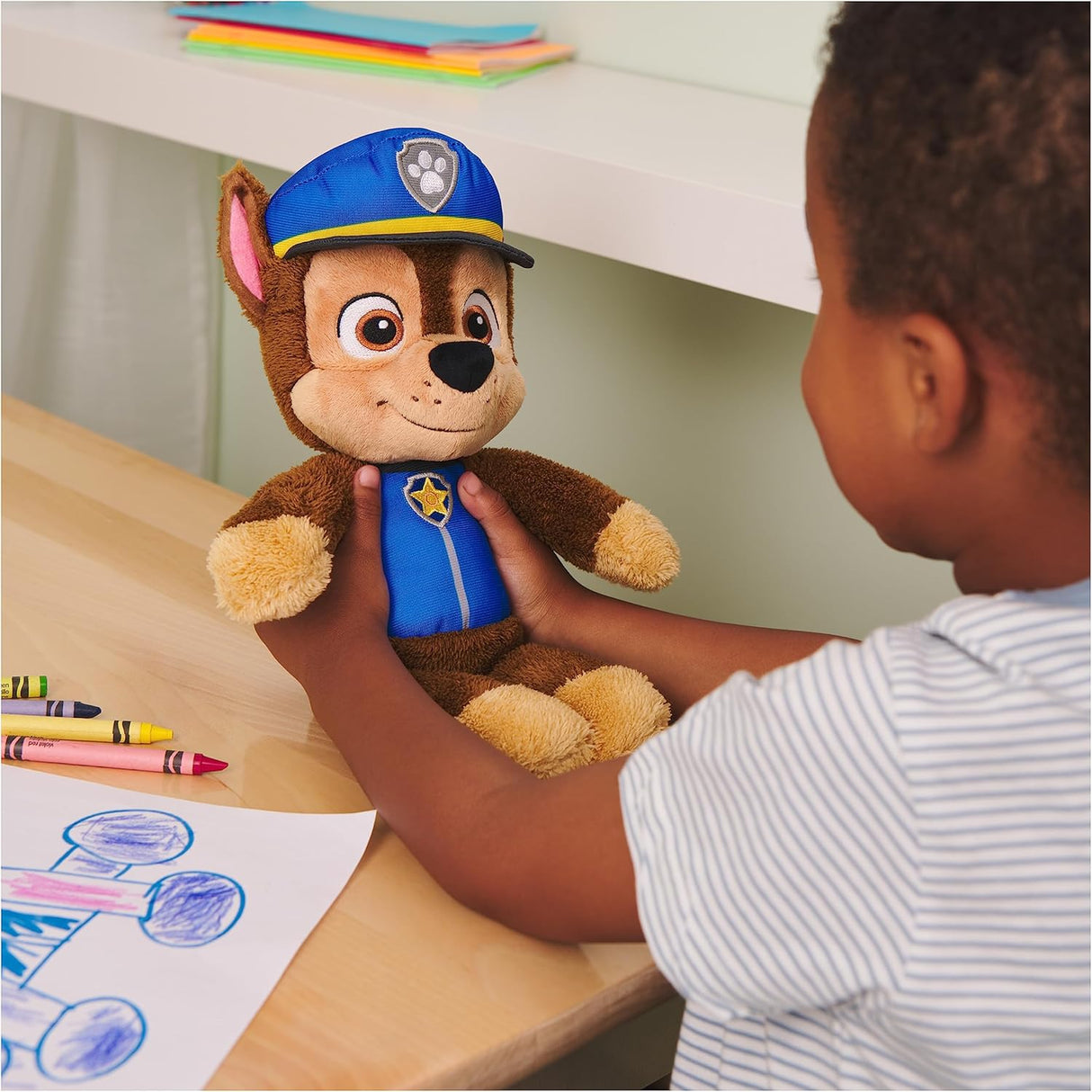 GUND Paw Patrol Chase Peluche, 33 cm, Juguete para Niños
