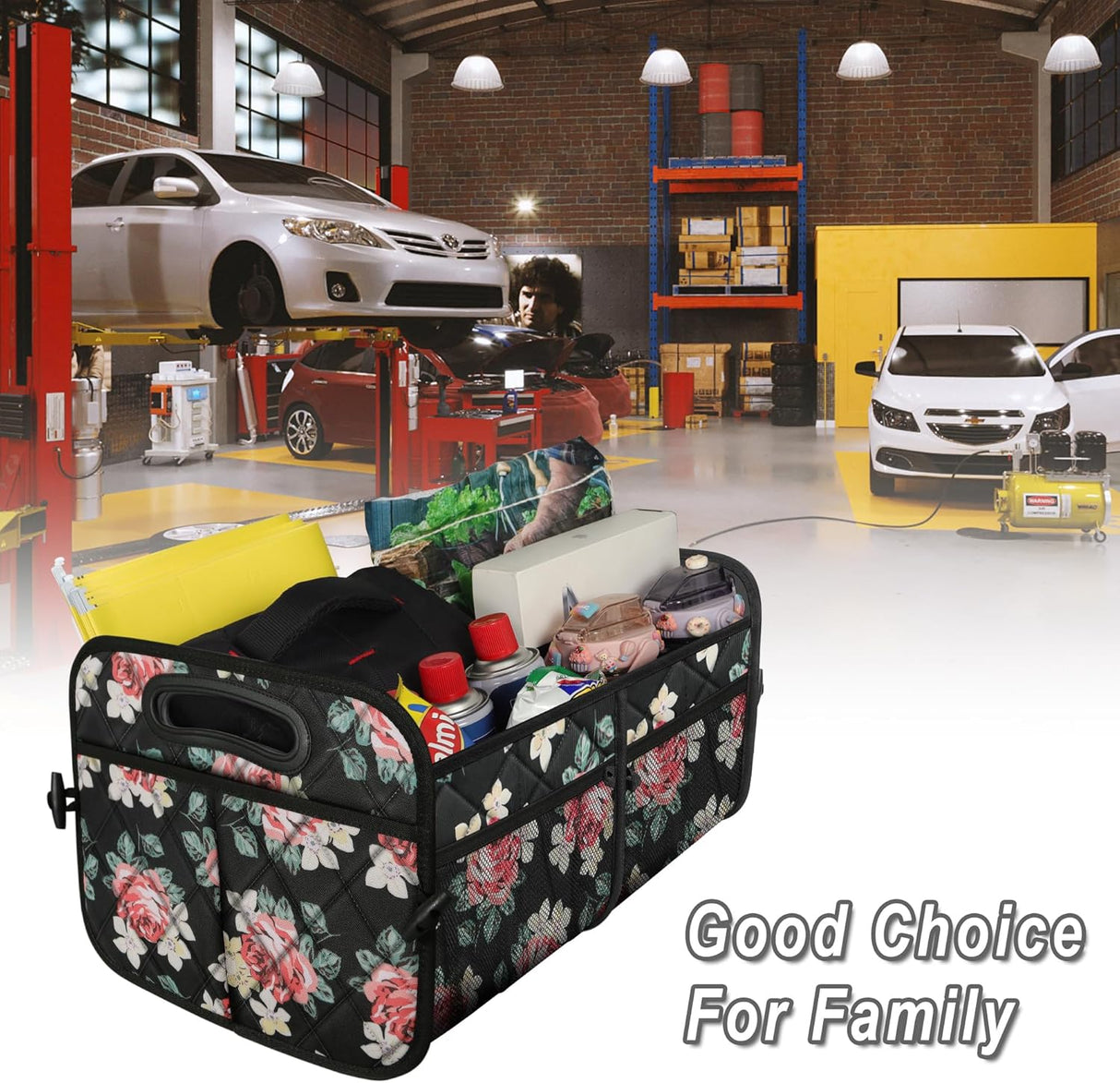 Organizador de Maletero Deosk, 6 Bolsillos, 50L, Plegable